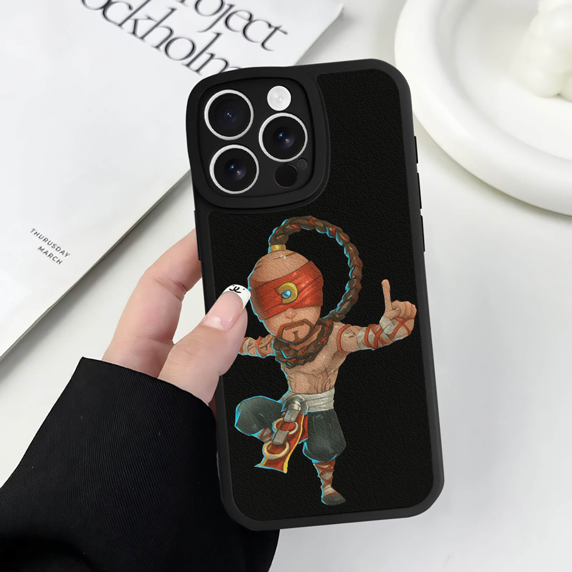リーグ・オブ・レジェンド League of Legends LOL 【iPhone 16シリーズ対応】シリコンスマホケース（レザー調） 材質：シリコン